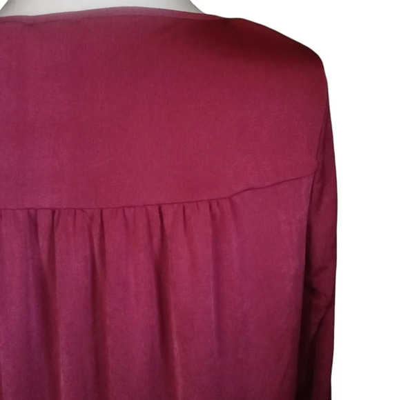 Free People Women's Kaya Keyhole Long Sleeve Bodysuit Rose Hypnotic Sz Small NWT - Picture 12 of 12